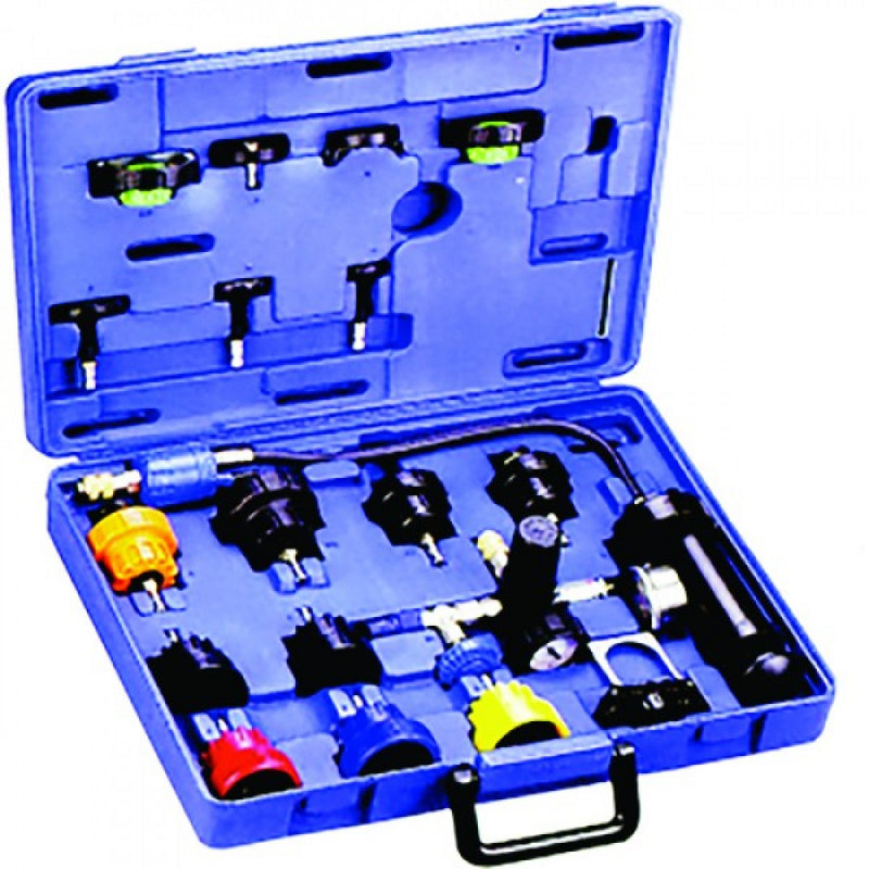 T&E Tools Radiator Pressure Test Set (Extra Adapt)