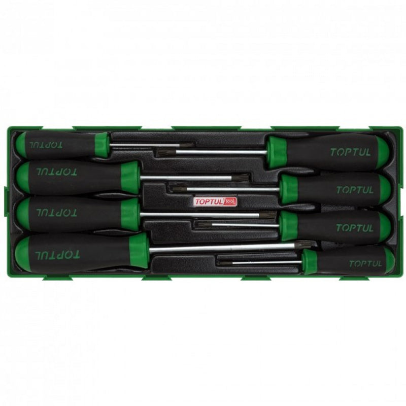 Toptul Torq Screwdriver Set Tamperproof 8 Piece