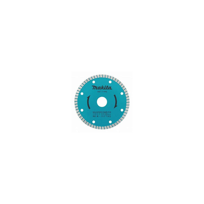 Makita 110mm Diamond Circular Saw  Blade (Turbo Rim)