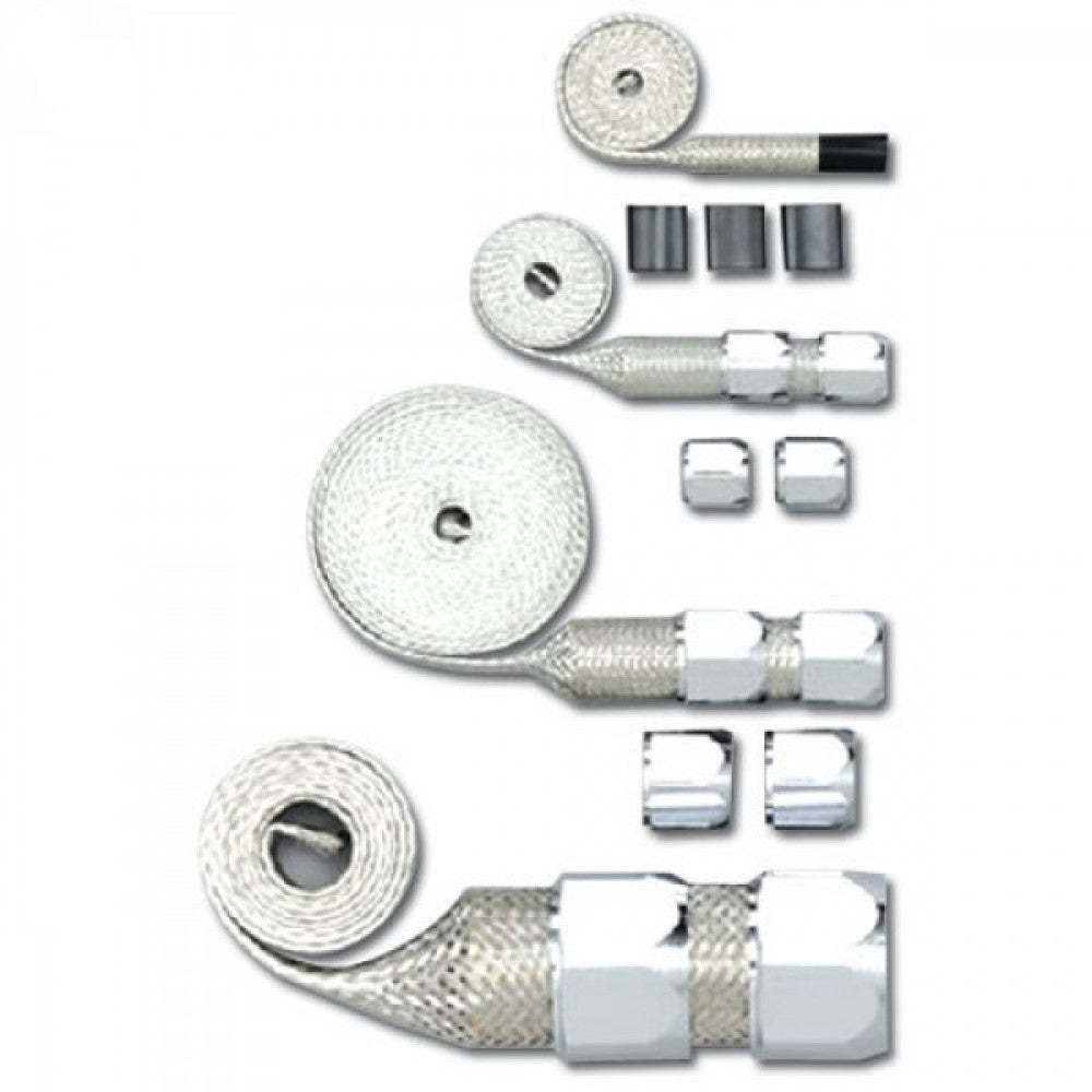 RPC Chrome Braided Hose Sleeve Kit #6678