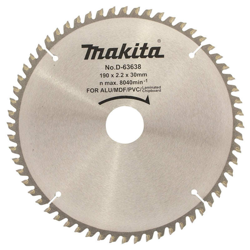 Makita Multi-Material TCT Blade 190mm 60T