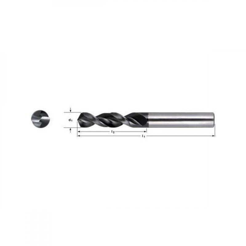 7.4mm A3367 Carbide Drill 3 Flute