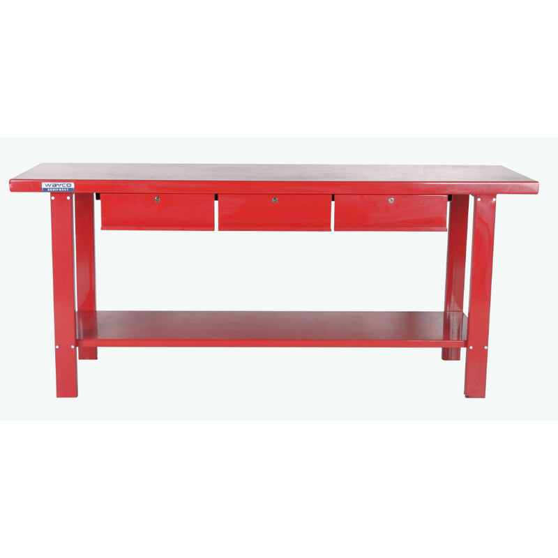 Work Bench With 2 Draws - 2000L x 640W x 870H