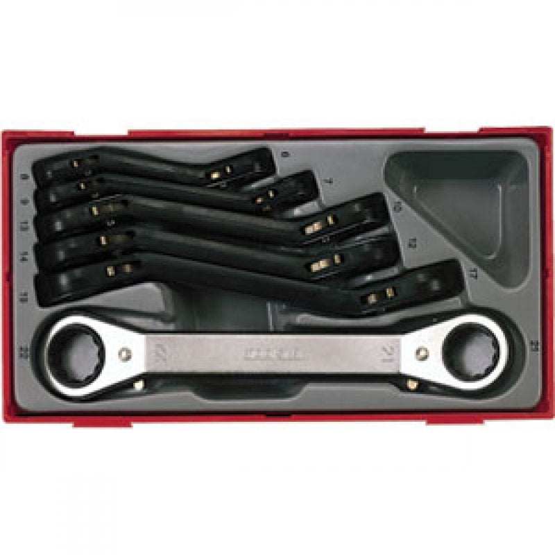 Teng 6Pc Dbl Ring Rat Mm Offset Span Set - Tc-Tray