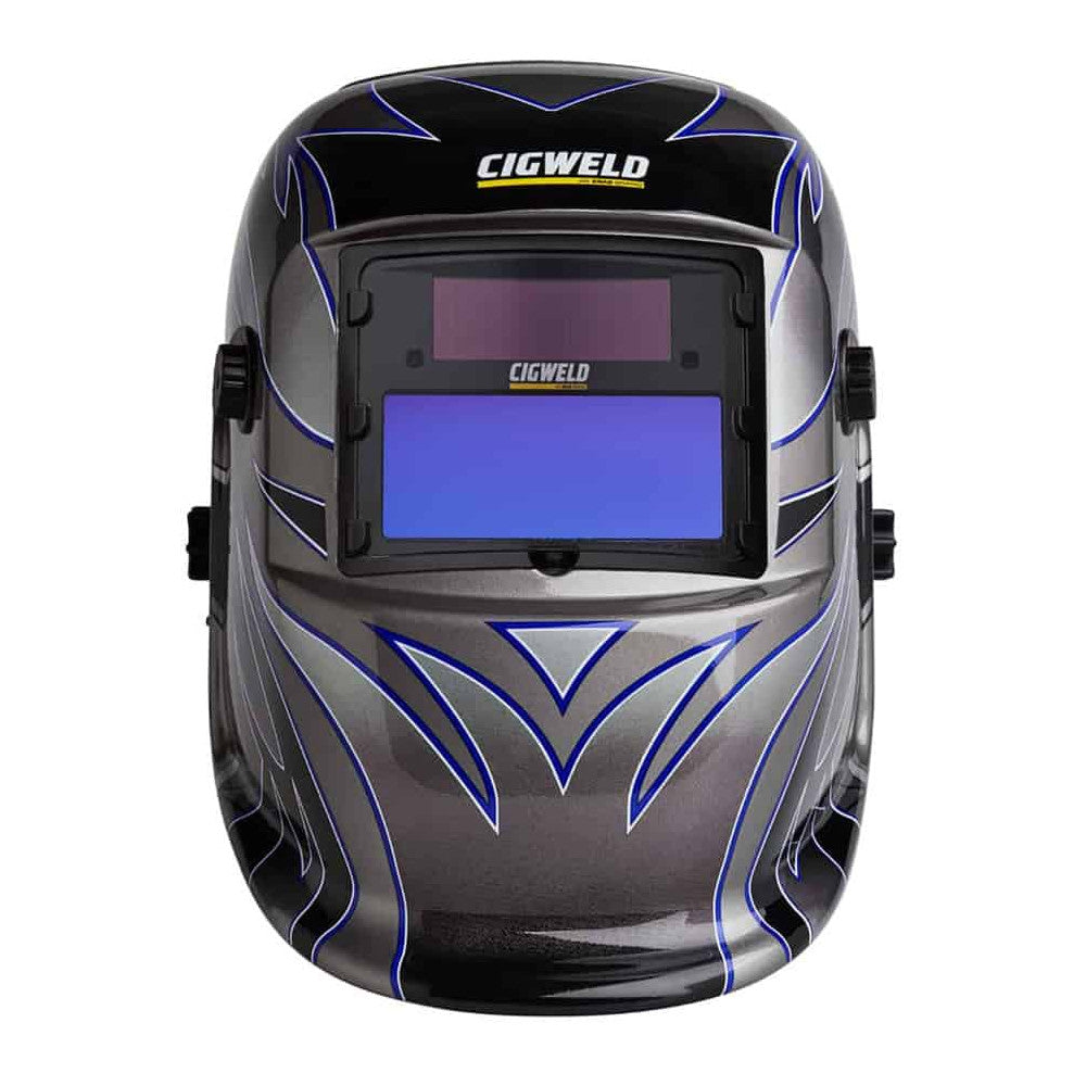 CIGWELD WeldSkill Auto-Darkening Helmet – Tribal