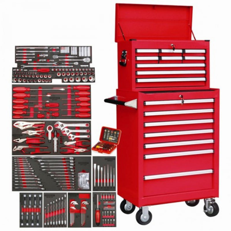 Powerbuilt 294pc Tool Chest Roll Cab & Tools