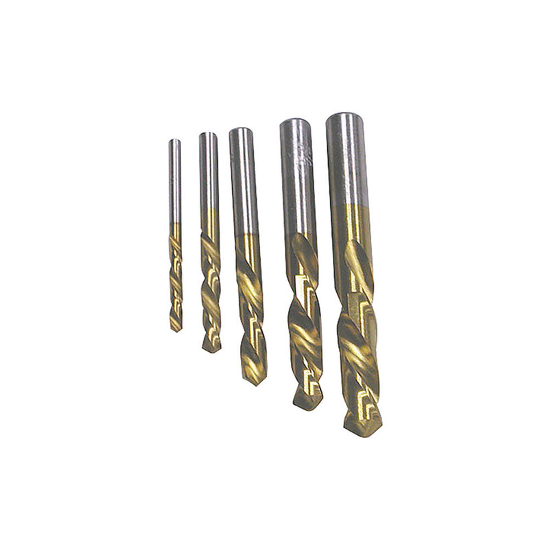 5Pc Left Hand Drill Bit Set - Screw Machine