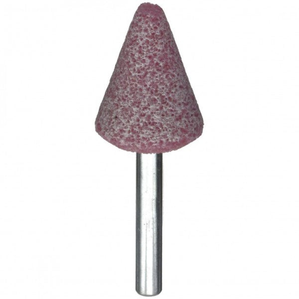 A2 Mounted Point PA46PV Pink Aluminium Oxide 6mm Shank For Steel & Iron