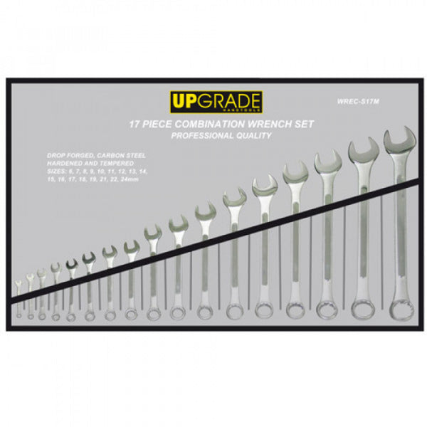 Upgrade Combination Wrench Set 17pc-6-24mm