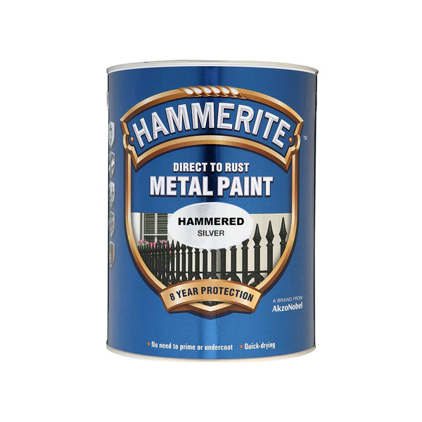 Hammerite Hammered Silver 2.5Litre