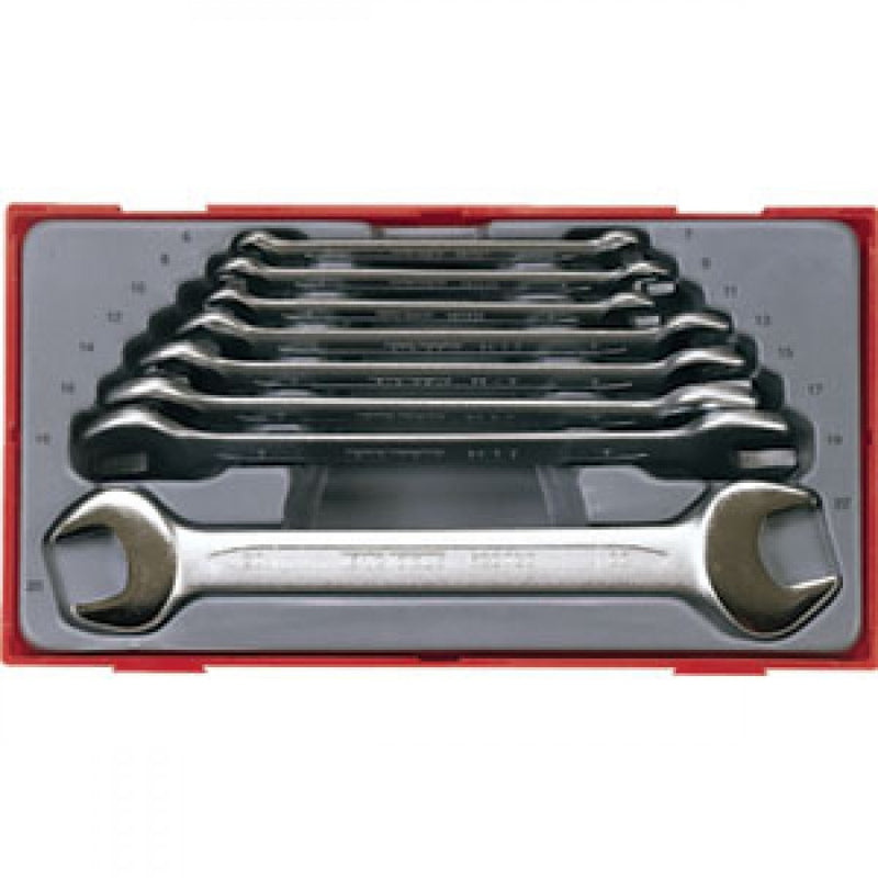 Teng 8Pc Dbl Open-End Spanner Set 6-22mm - Tc-Tray