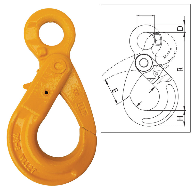 ITM G80 Eye Self Locking Hook-16mm Chain