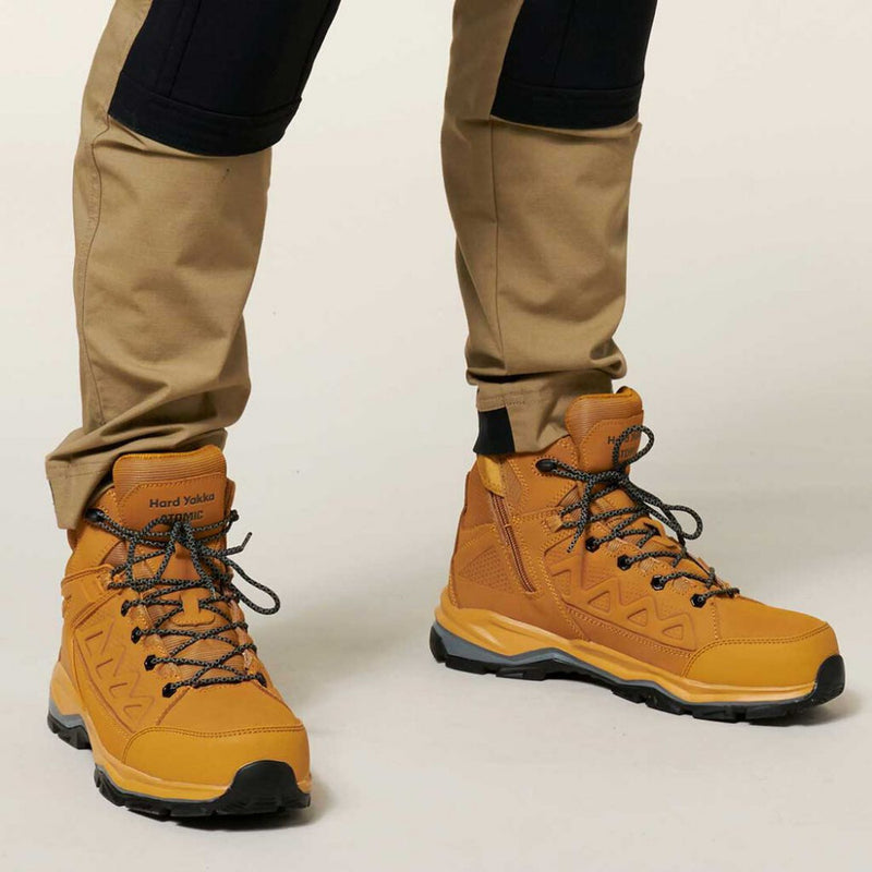 Hard Yakka Atomic Lightweight Hybird Safety Boot - Wheat