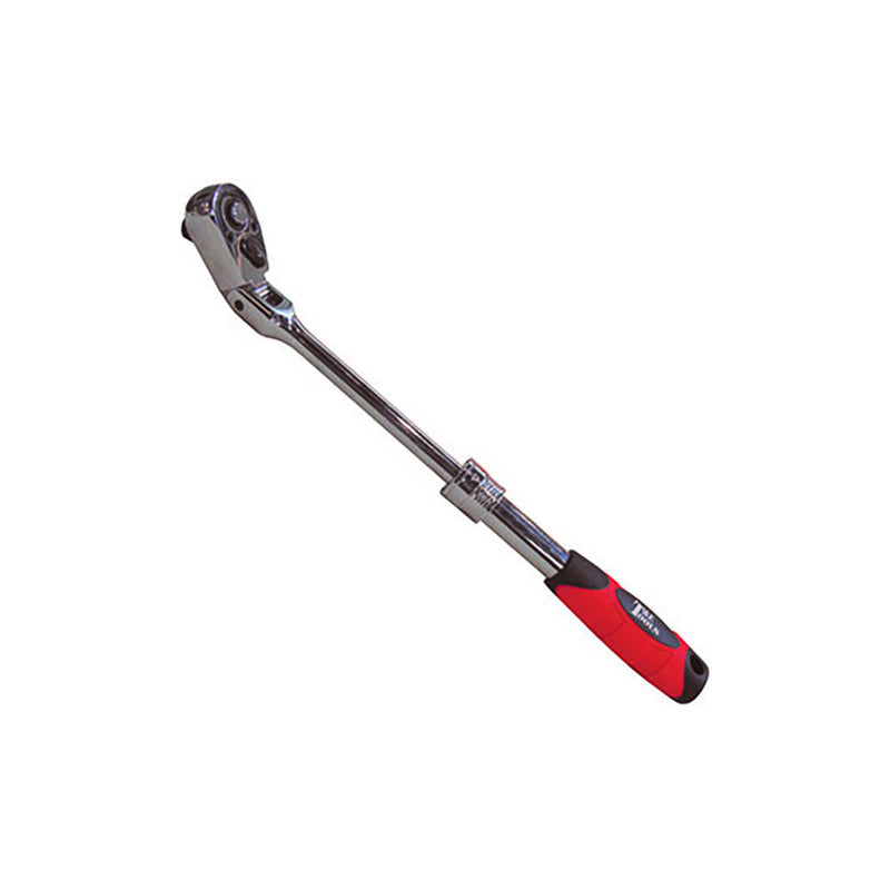 T&E Tools 1/4" Dr. Flex Head Extendable Ratchet