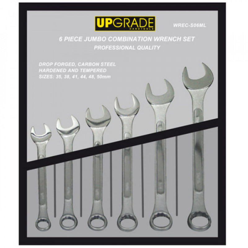 Upgrade Combination Wrench Set 6pc-35-50mm