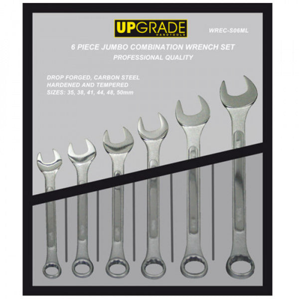 Upgrade Combination Wrench Set 6pc-35-50mm