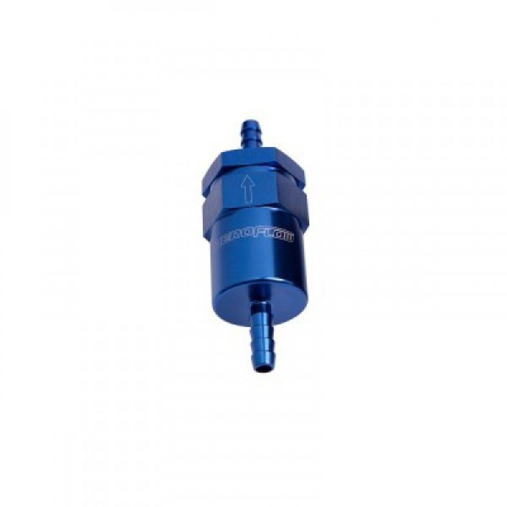 Fuel Filter 5/16 Barb 30 Micron Blue