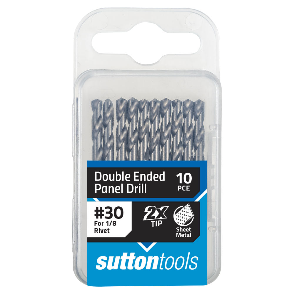 #30 Tupoint Panel Drills – Double Ended – Silver Bullet – 10 Pack