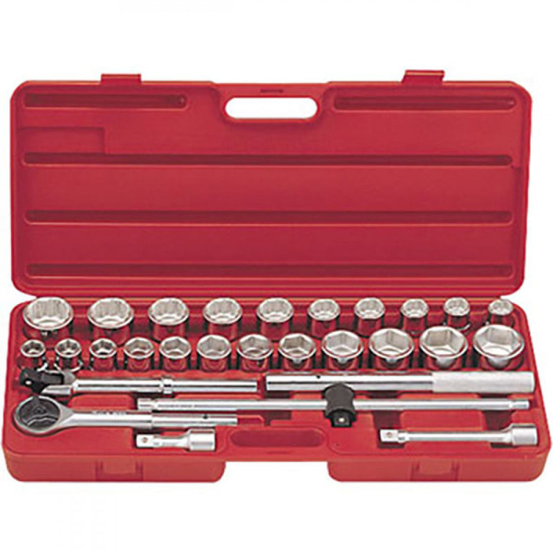 Genius 3/4" Drive 28Pc AF+mm Socket Set