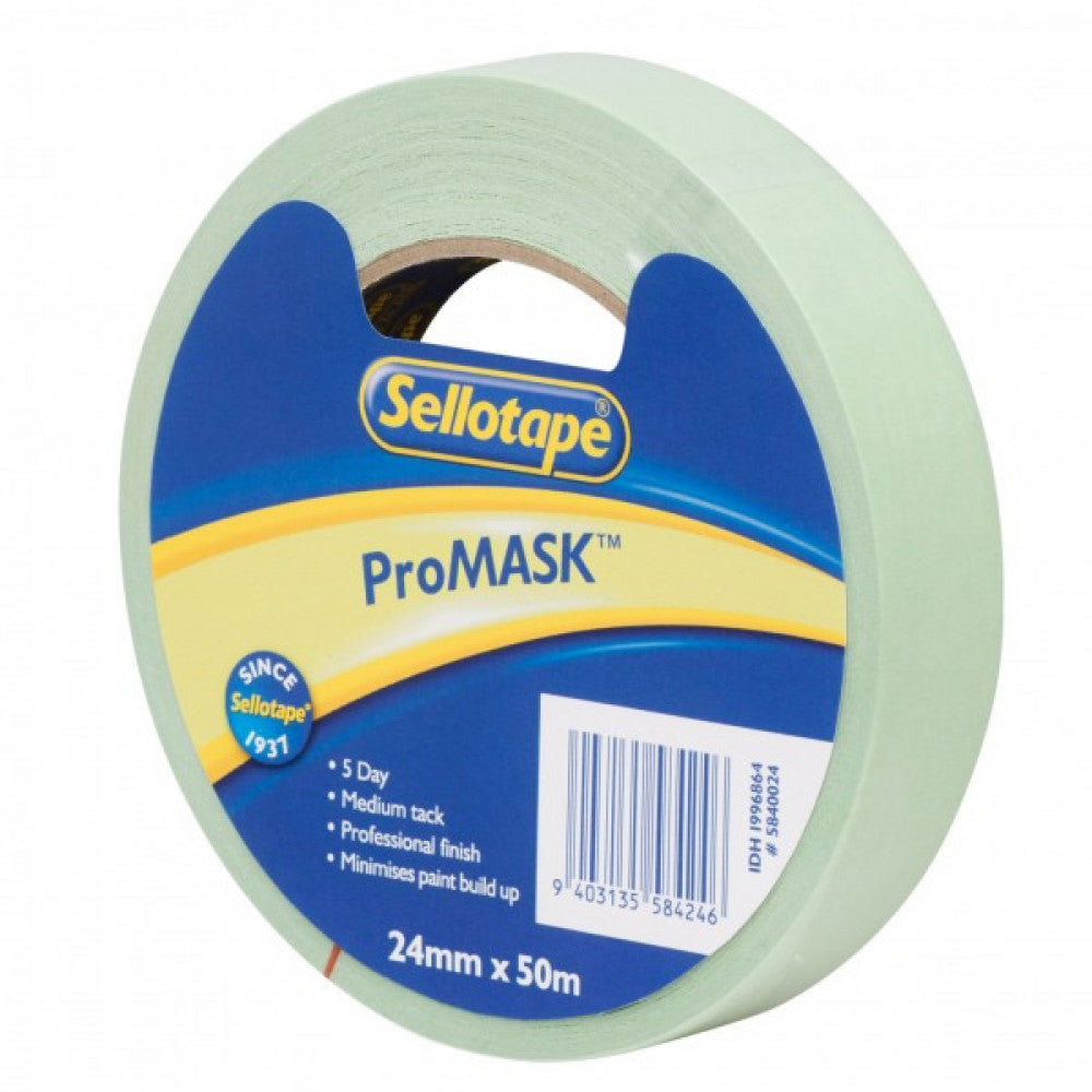 Sellotape 5840 ProMASK 24mm x 50m 6 Pack