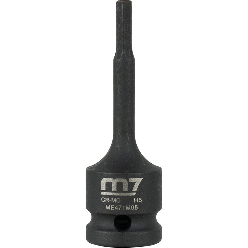 M7 Impact In Hex Socket, 1/2in Drive, 5mm