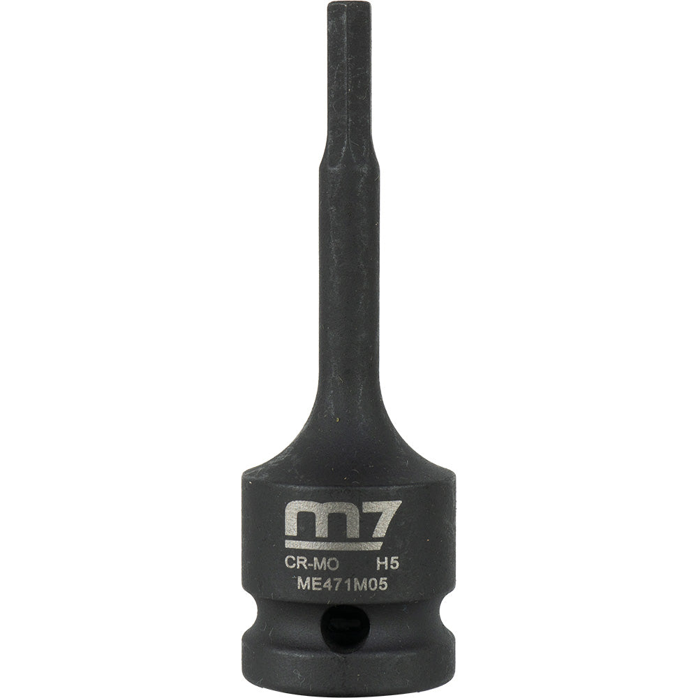 M7 Impact In Hex Socket, 1/2in Drive, 5mm
