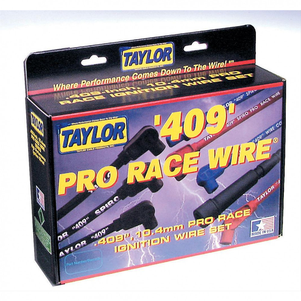 Taylor Lead Set LS1 (Black) 180 Degree - 409 Pro Race Set #79003