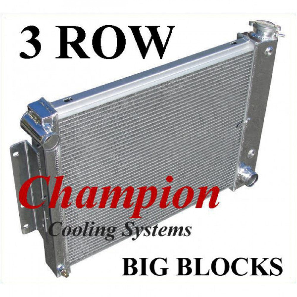 Champion Radiator Chev Big Block Camaro/Firebird 1967-69 - 3 Core Each#PCC370
