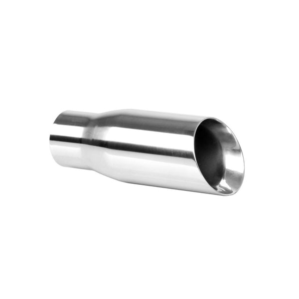 AFTERBURNER SS Exhaust Tailpipe Tip3"Inlet 4"Outlet 12"Overall Length Dual Wall