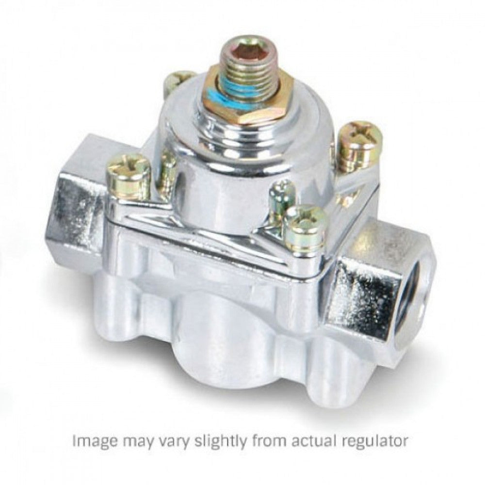 HOLLEY CHROME CARBURETED FUEL PRESSURE REGULATOR #12-804