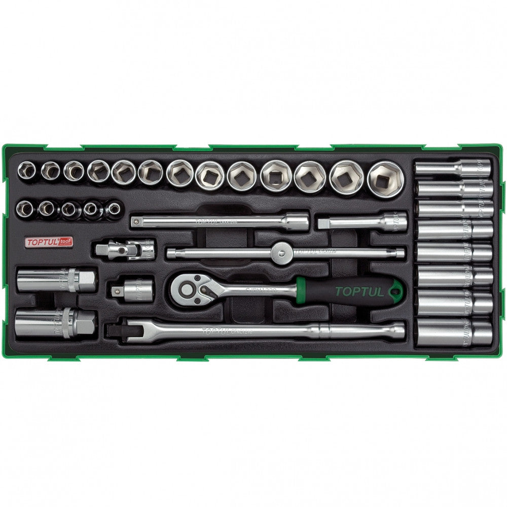 Toptul 7-Drawer Mobile Tool Cabinet 401 Piece Set