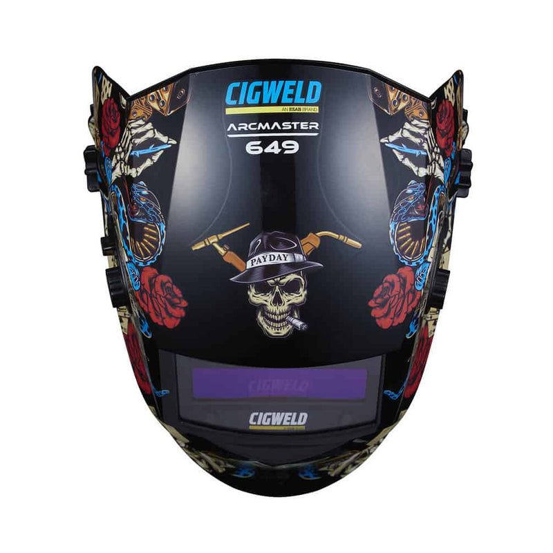 Cigweld WH Arcmaster 649 Auto Welding Helmet - Payday - WHAM1649