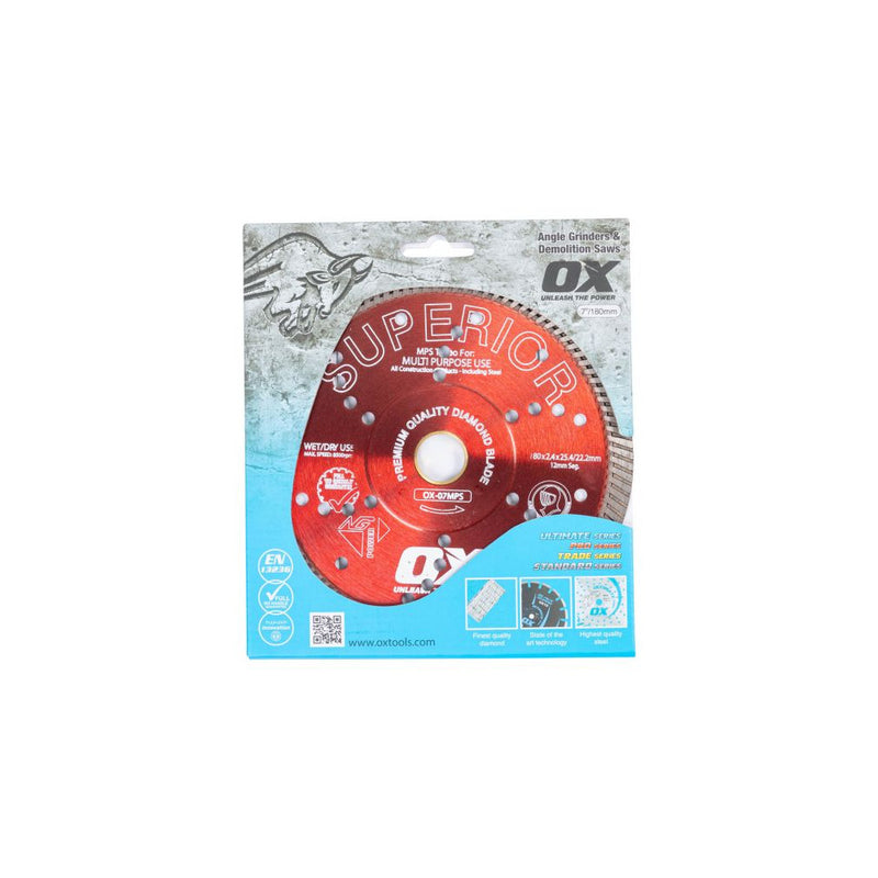 OX Pro Superior Turbo Blade 180mm - Multi-Purpose