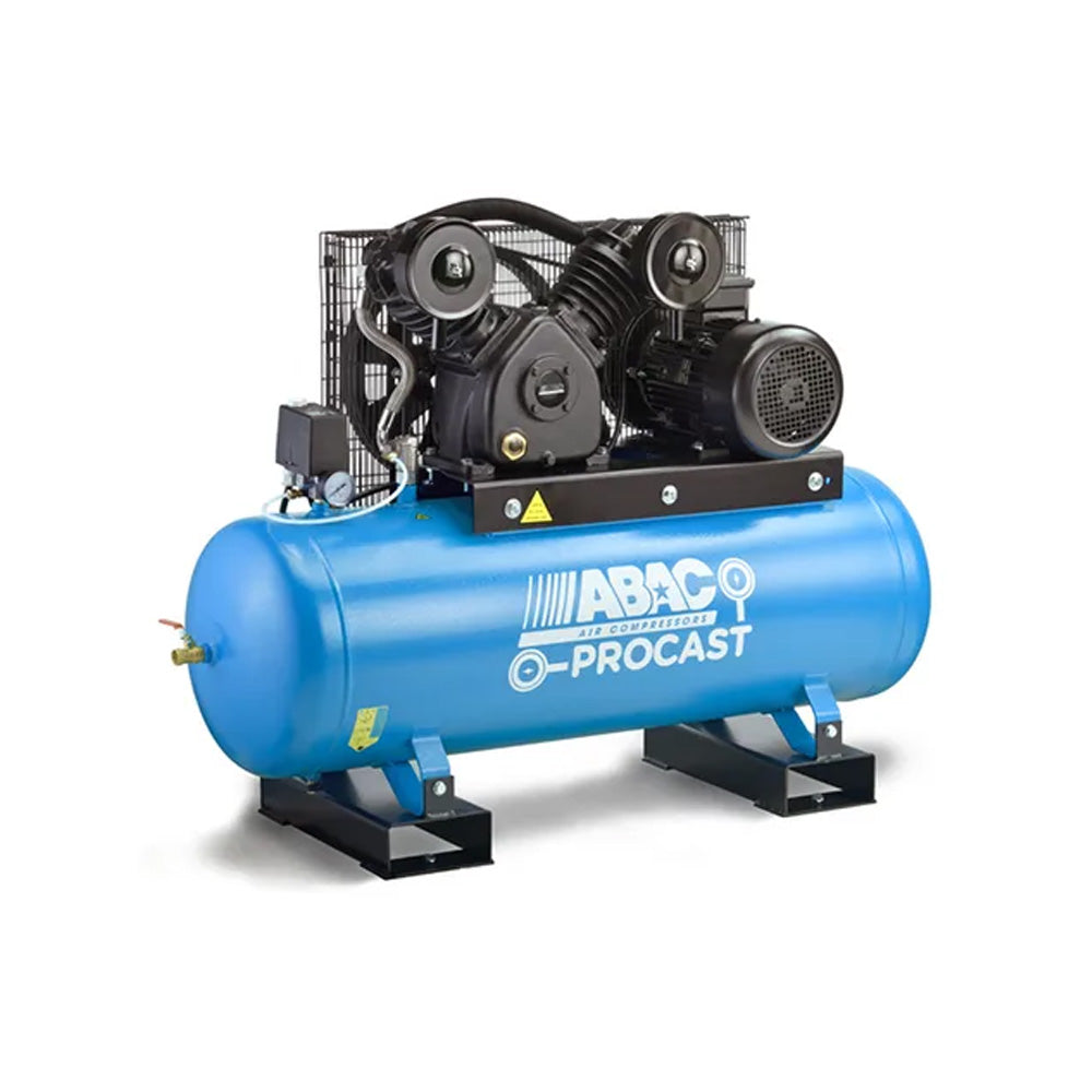 Abac Air Compressor, Belt Drive Stationary 3Phase