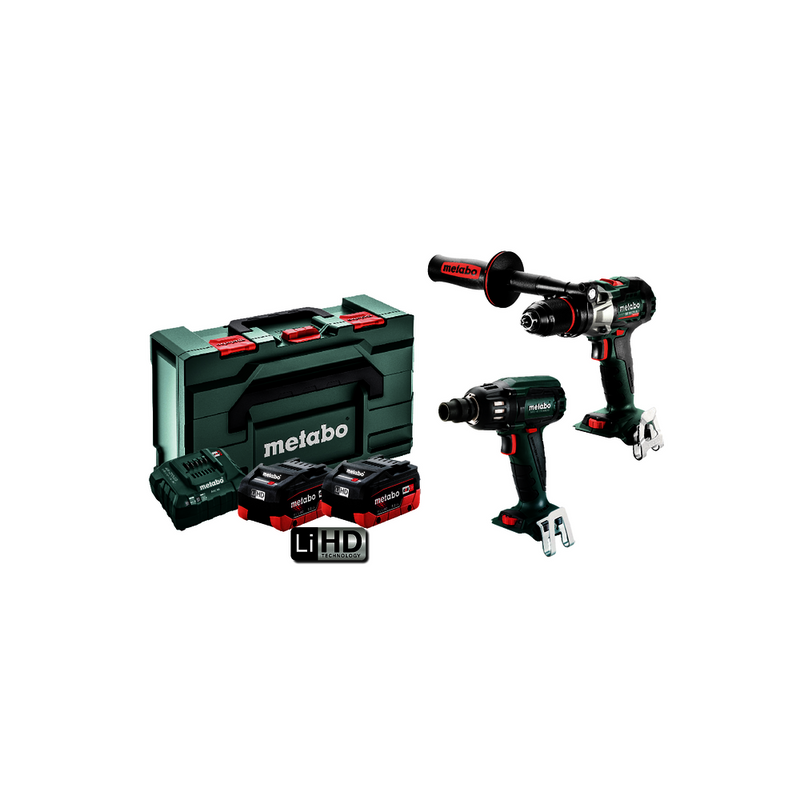 Metabo 18V Brushless Impact Wrench & Hammer Drill Kit