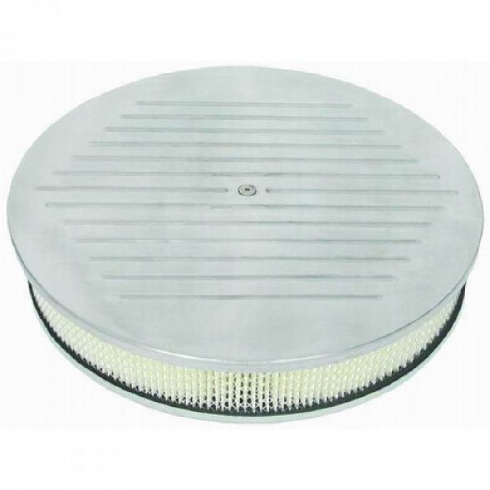 Aluminium Air Cleaner 14X3 Ball Milled #S6801
