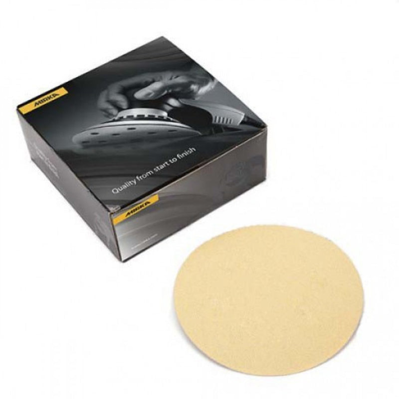 150mm 80G Adhesive Back Mirka Gold Disc  CD2508 (EACH)