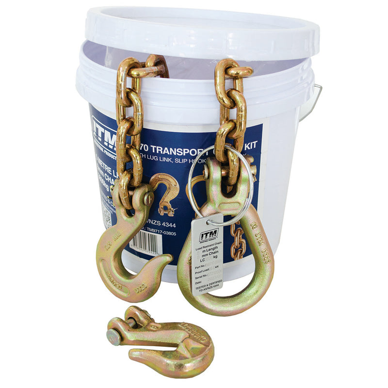 ITM G70 Transport Chain Kit-3.8Ton Lashing Cap. - 5M Length