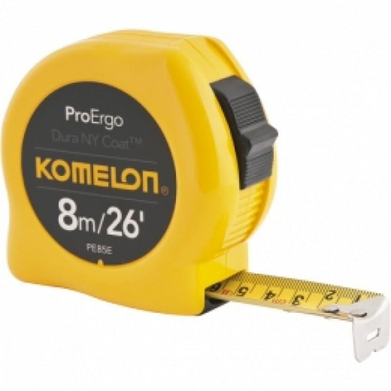 Tape Metric/Imperial 8M/26Ft x 25mm Blade
 Komelon TA3350 / PE85E