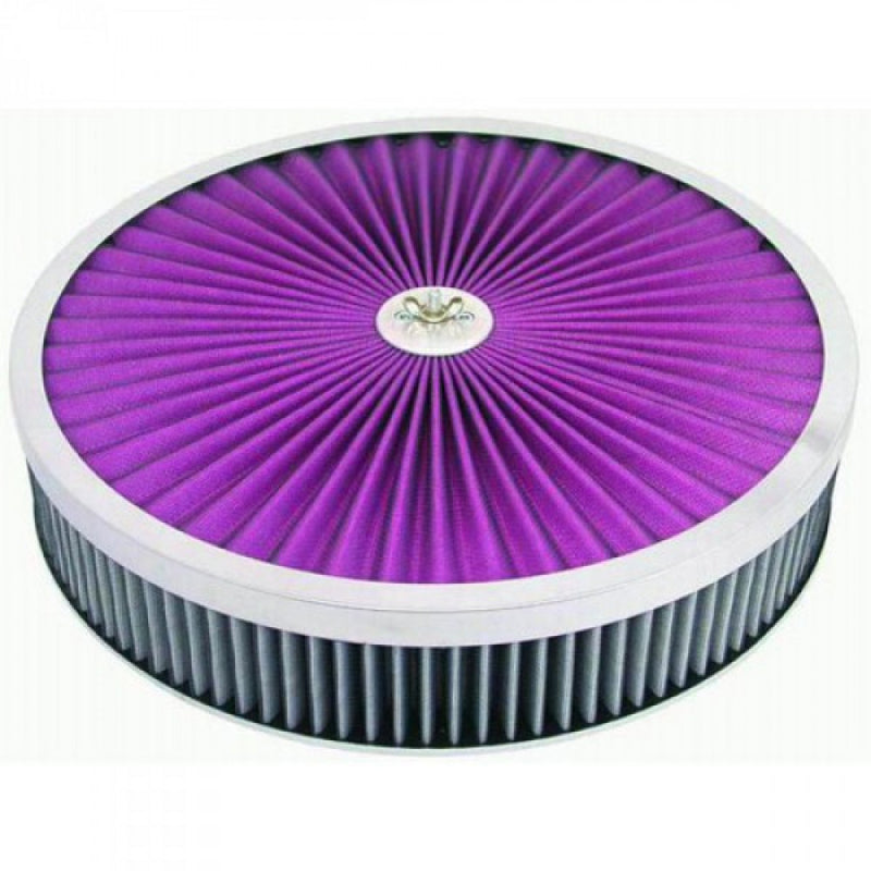 RPC Chrome Super Flow Air Cleaner Set 14" x 3"