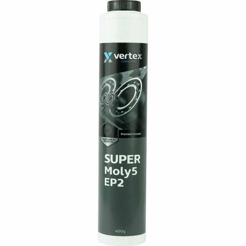 Vertex Super Moly5 EP2 Grease Cartridge 400gm NLGI 2