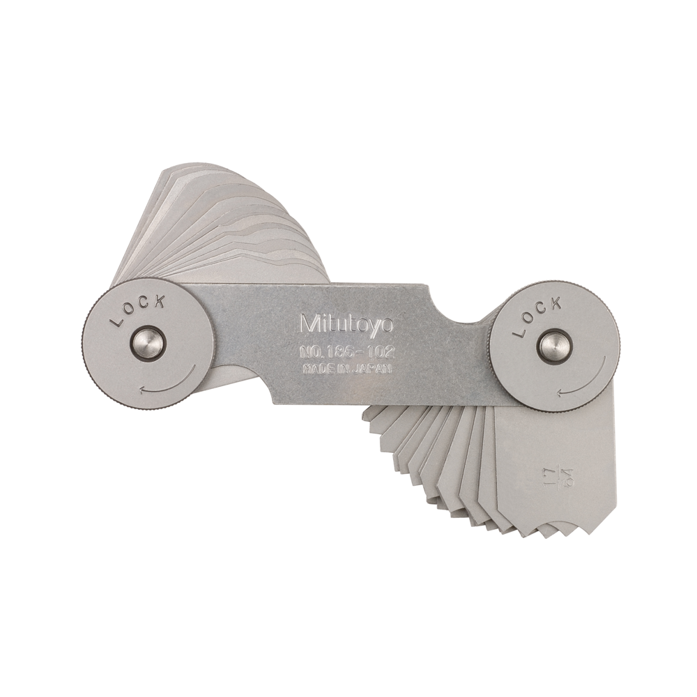 Mitutoyo Radius Gauge 32 Leaves 17/64"- 1/2" By 64ths
