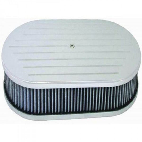 TSP Alum Oval Air Cleaner Set 15" x 2" Milled #SP8404