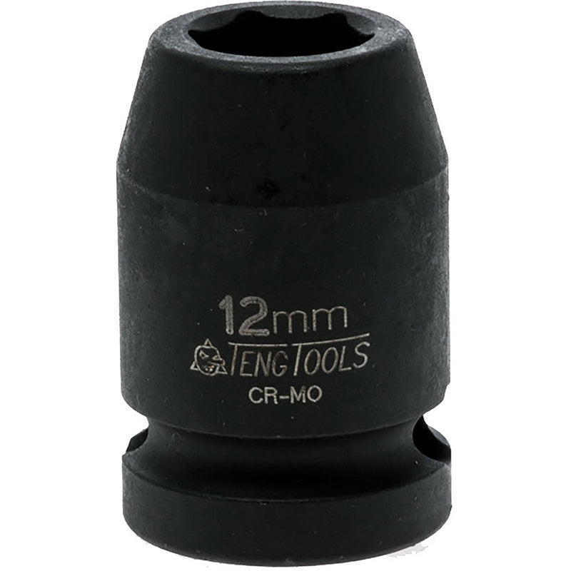 Teng 1/2in Dr. Impact Socket 12mm Din