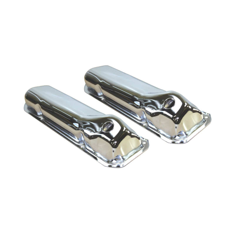 TSP Valve Covers Ford Cleveland 302-351 Chrome Steel Pair