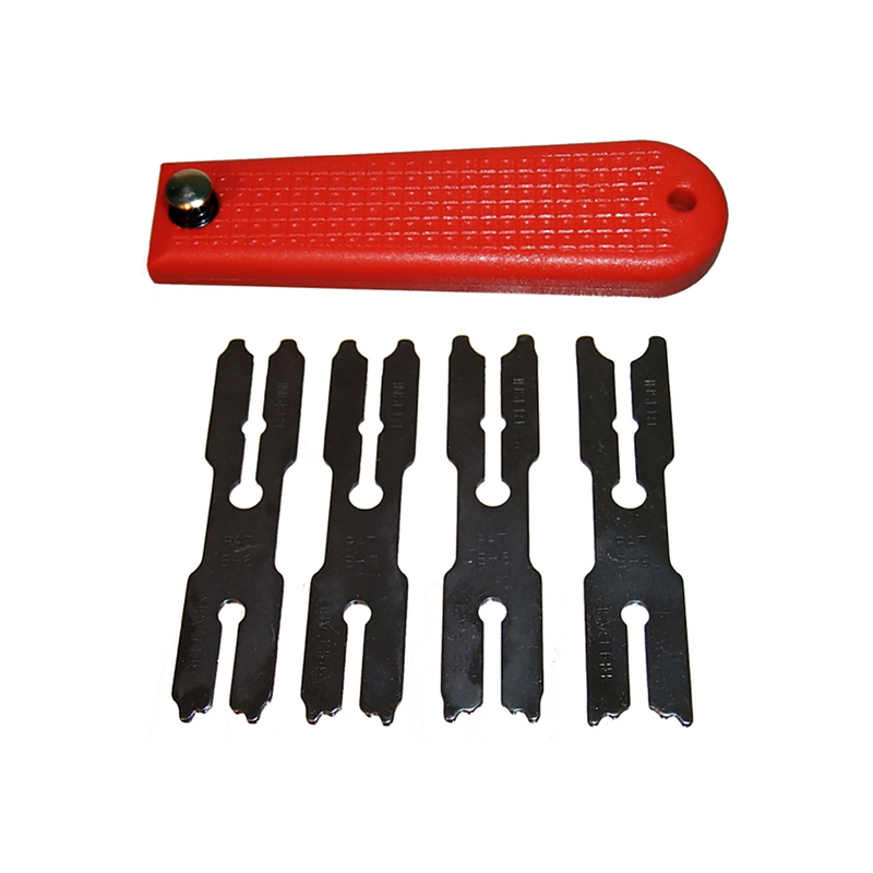 T&E Tools 5 Piece "E-Clip" Remover & Installer Set