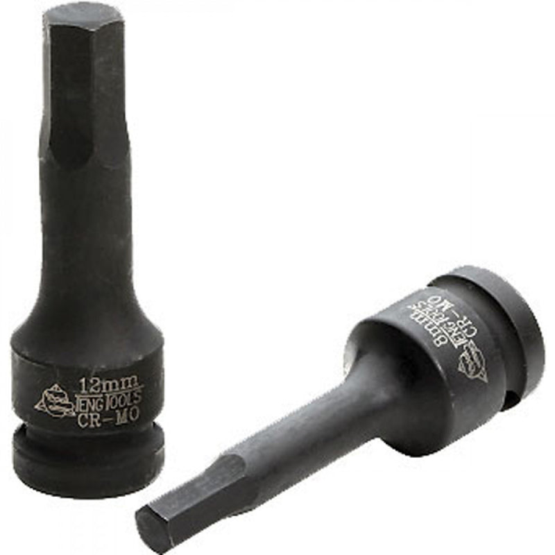 Teng 1/2in Dr. Hex Bit Impact Socket 12mm Din