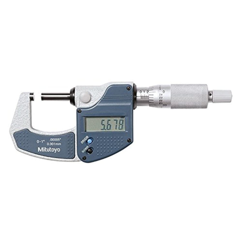 Mitutoyo Outside Digimatic Micrometer 0-1" x 0.00005" No Data Output