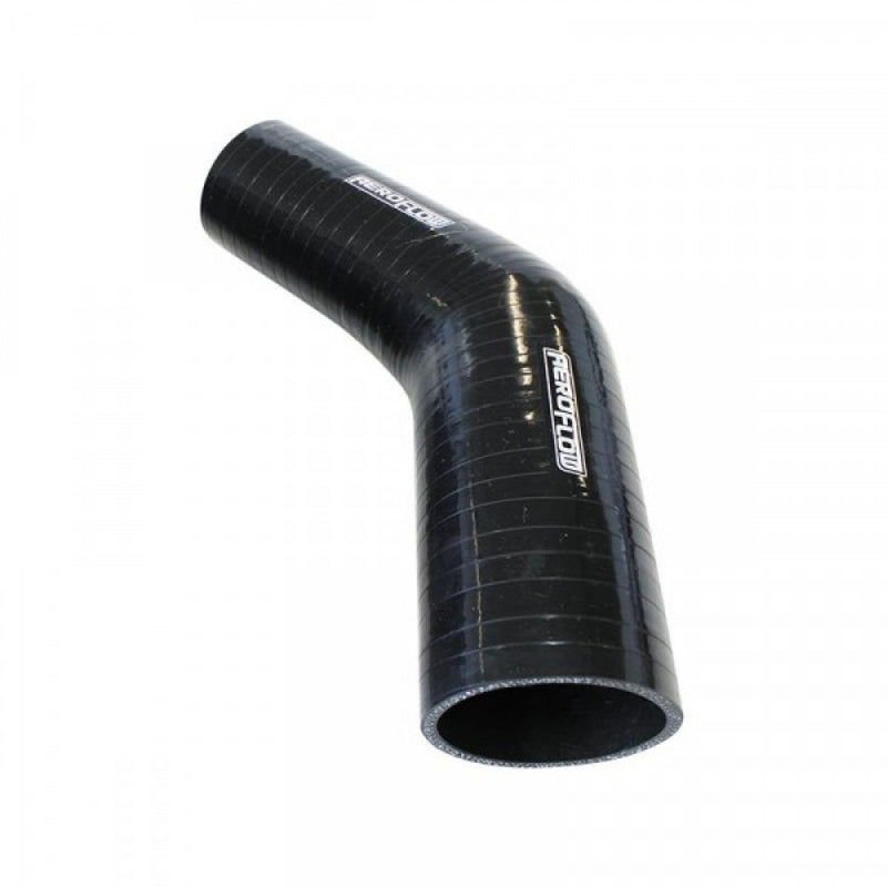 Aeroflow 45° Silicone Hose Elbow 2" BLK