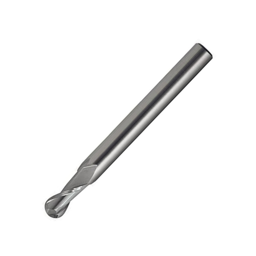 4mm Long HSS-Co Ball Nose 2 Flute Slot Drill 8x70 6mm Plain Shank E1130400